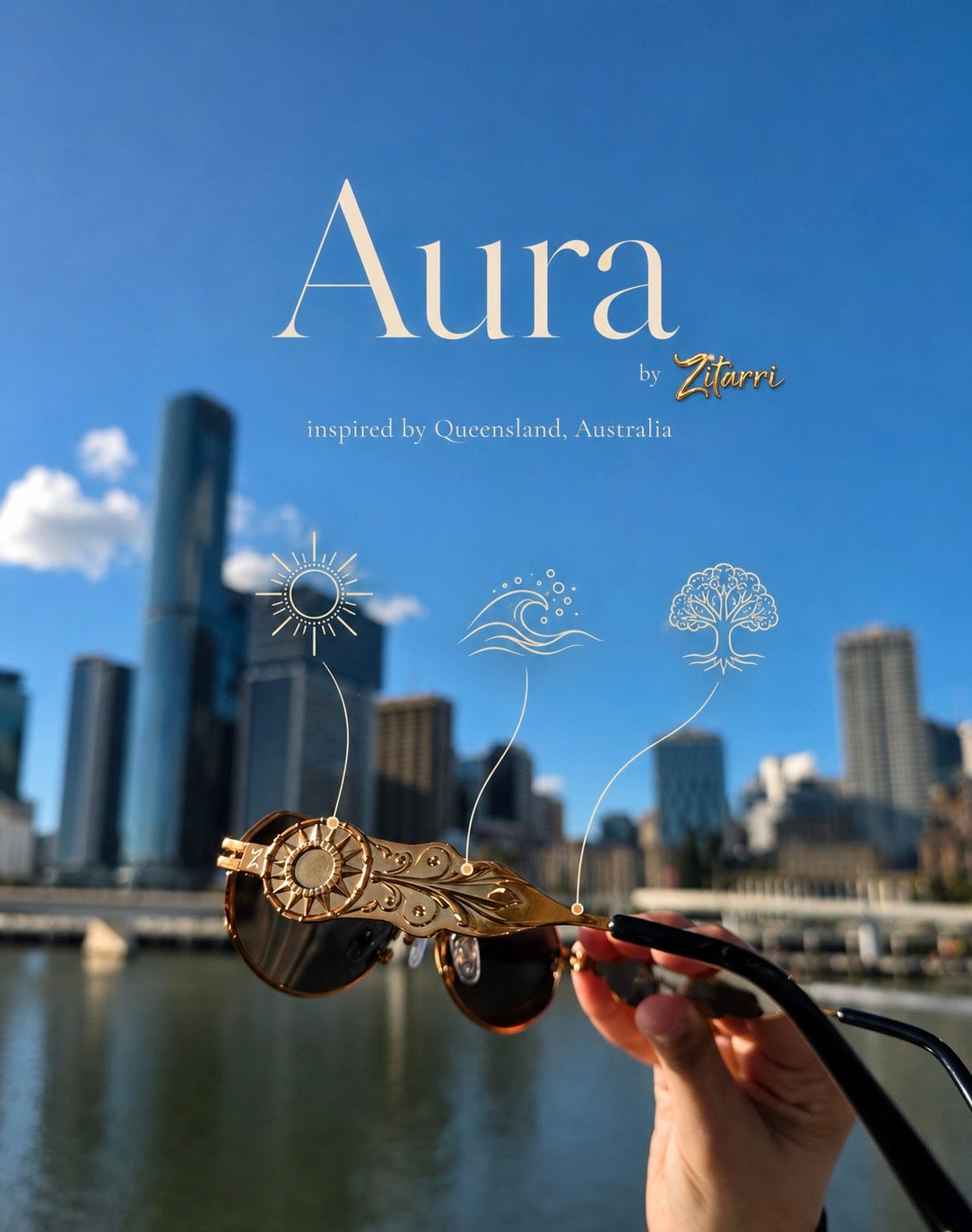 Aura Polarized UV400 Fashion Sunglasses